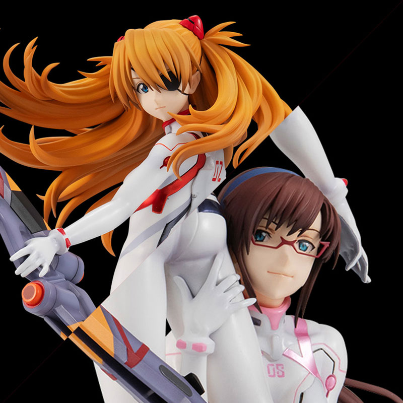 Neon Genesis Evangelion: Shikinami Asuka Langley & Makinami Mari Illustrious (3.0+1.0) Thrice Upon a Time G.E.M. PVC Figure by MegaHouse