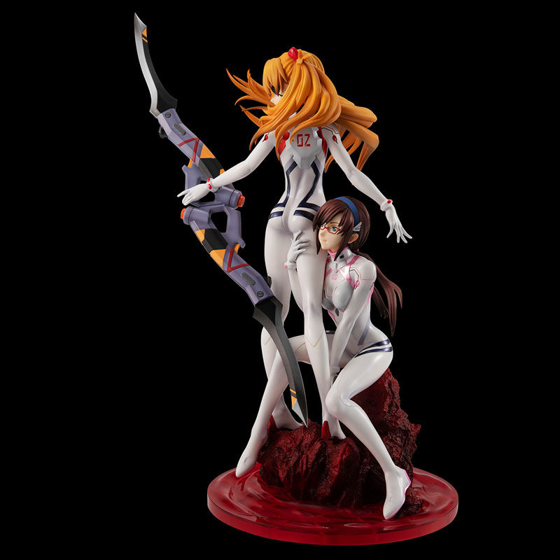 Neon Genesis Evangelion: Shikinami Asuka Langley & Makinami Mari Illustrious (3.0+1.0) Thrice Upon a Time G.E.M. PVC Figure by MegaHouse