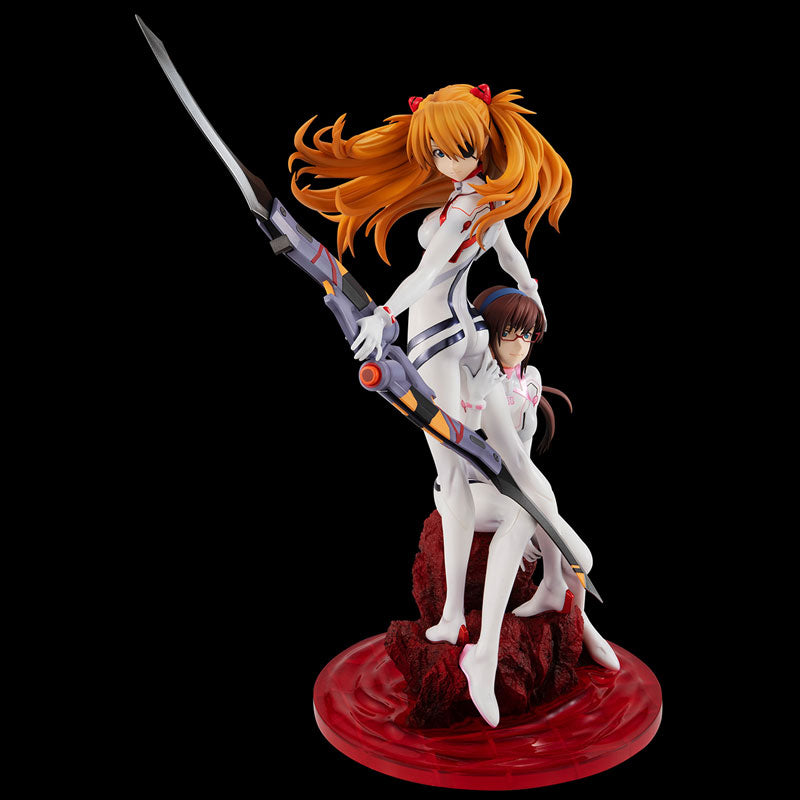 Neon Genesis Evangelion: Shikinami Asuka Langley & Makinami Mari Illustrious (3.0+1.0) Thrice Upon a Time G.E.M. PVC Figure by MegaHouse