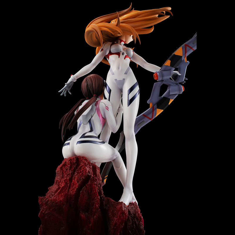 Neon Genesis Evangelion: Shikinami Asuka Langley & Makinami Mari Illustrious (3.0+1.0) Thrice Upon a Time G.E.M. PVC Figure by MegaHouse