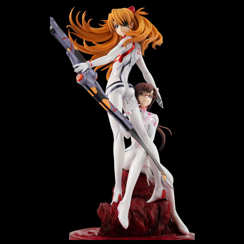 Neon Genesis Evangelion: Shikinami Asuka Langley & Makinami Mari Illustrious (3.0+1.0) Thrice Upon a Time G.E.M. PVC Figure by MegaHouse