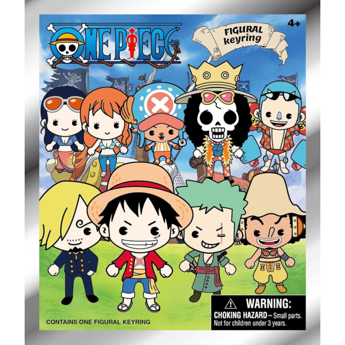 One Piece - Series 01 3D Figural Foam Bag Clip Blind Bag (Single Unit)