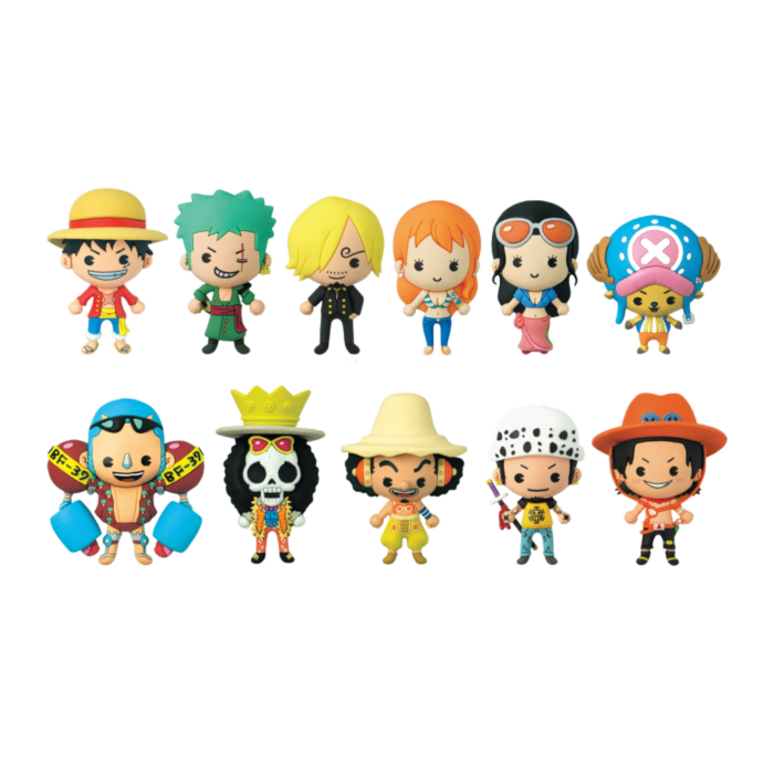 One Piece - Series 01 3D Figural Foam Bag Clip Blind Bag (Single Unit)