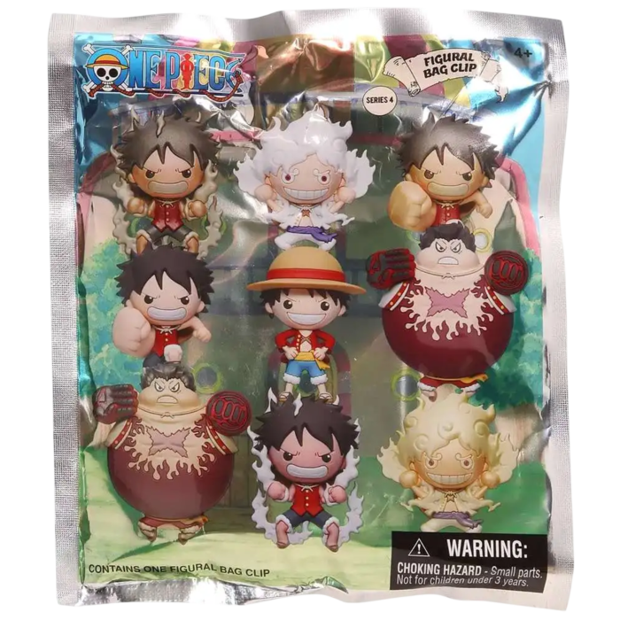 One Piece - Series 04 3D Figural Foam Bag Clip Blind Bag (Single Unit)