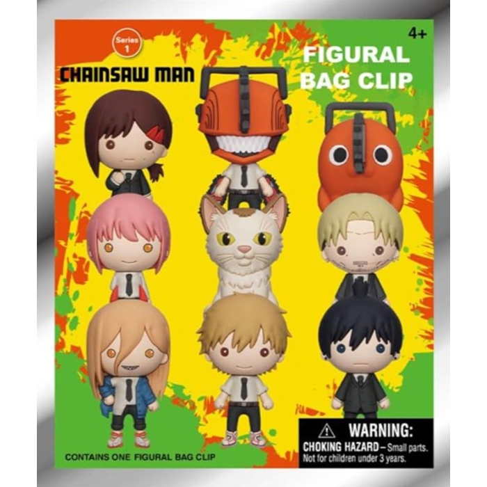 Chainsaw Man - Series 1 3D Figural Foam Bag Clip Blind Bag (Single Unit)