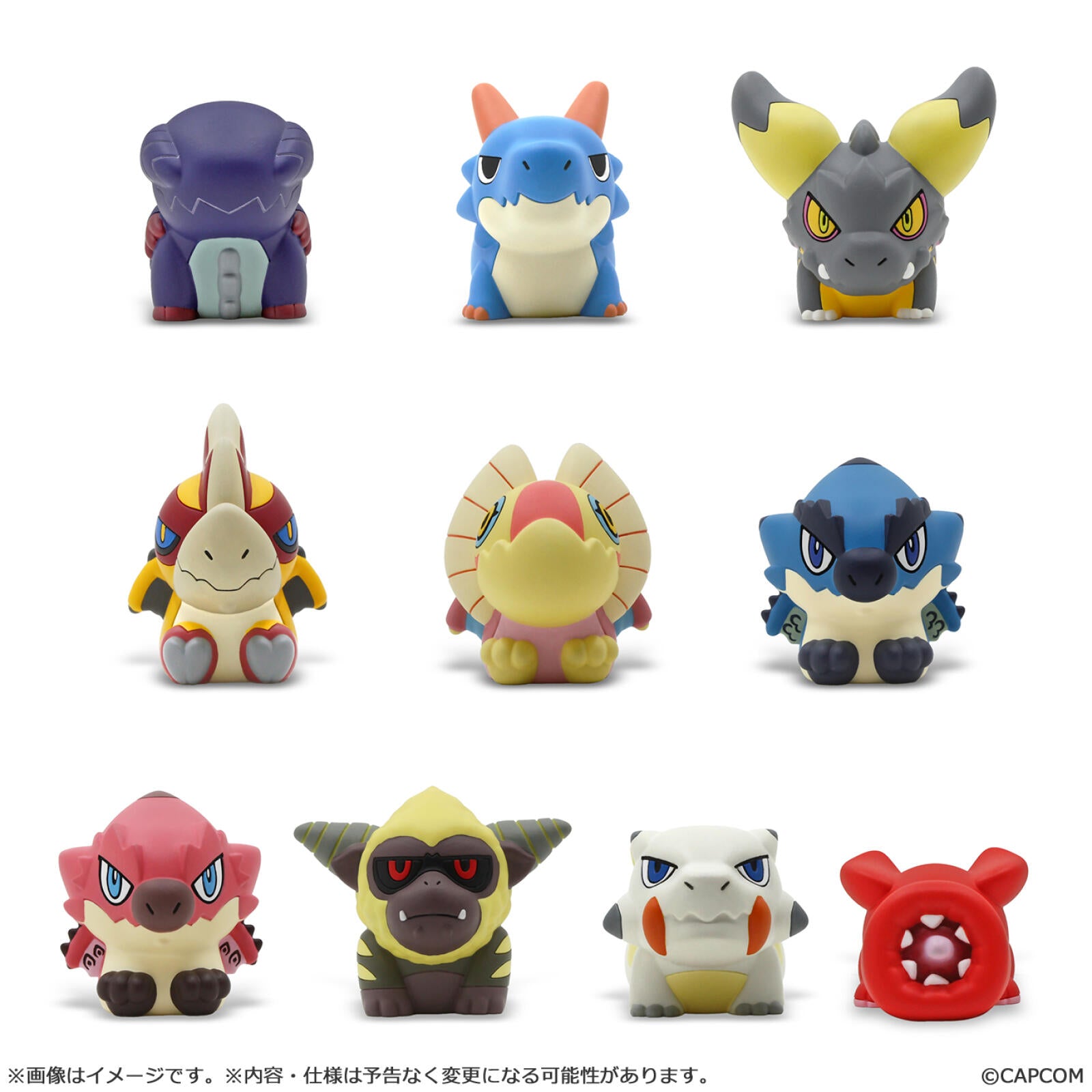 PRE ORDER Monster Hunter: CAPCOM FIGURE BUILDER FINGER PUPPET - Monster Hunter Volume 2