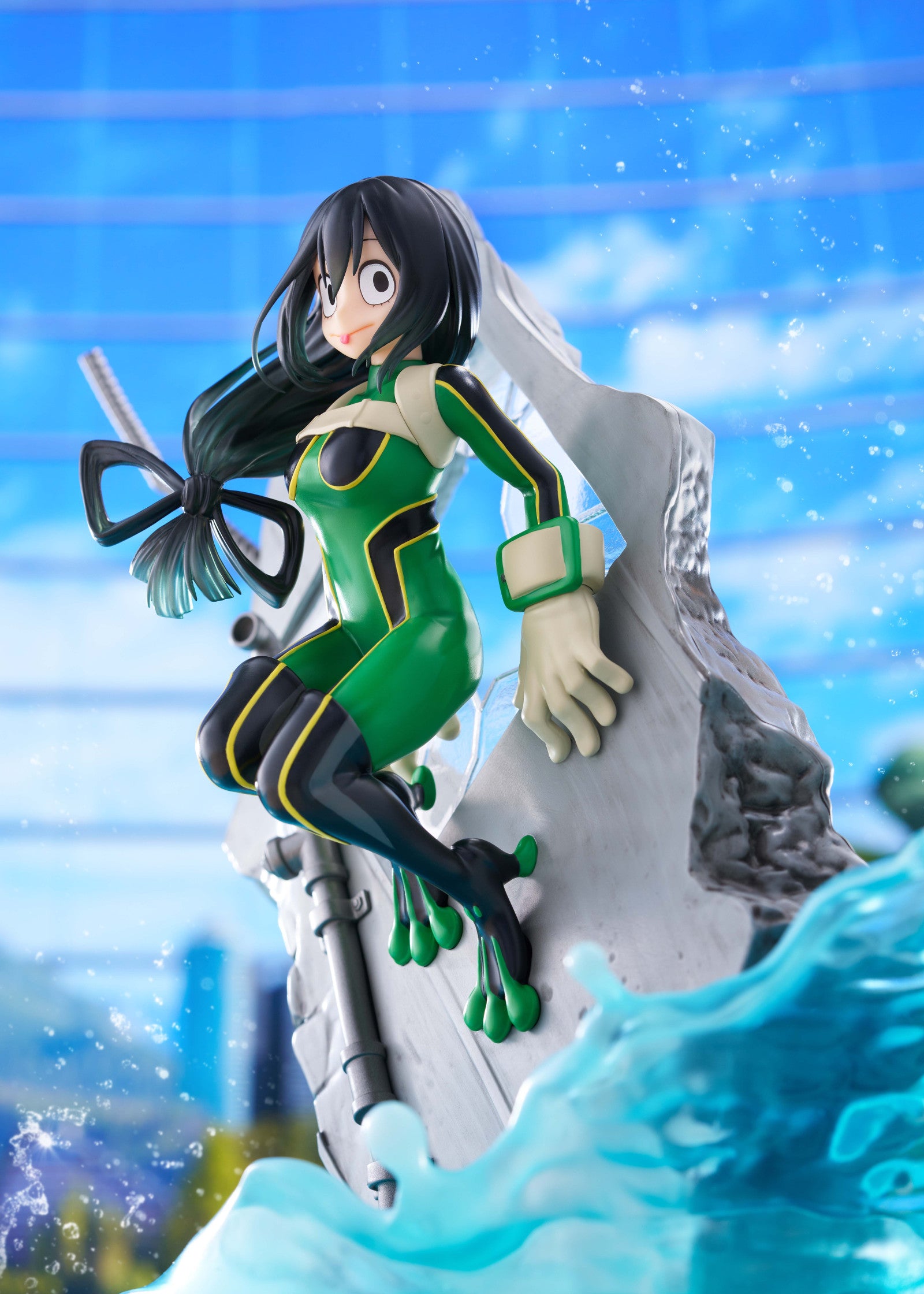 Asui Inflation My Hero Academia: DRESSTA STATUE FIGURE - Tsuyu Asui – MegaCulture