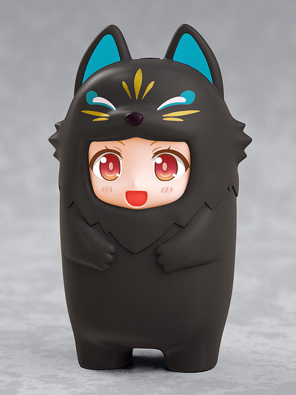 Nendoroid More Kigurumi Face Parts Case (Black Kitsune)