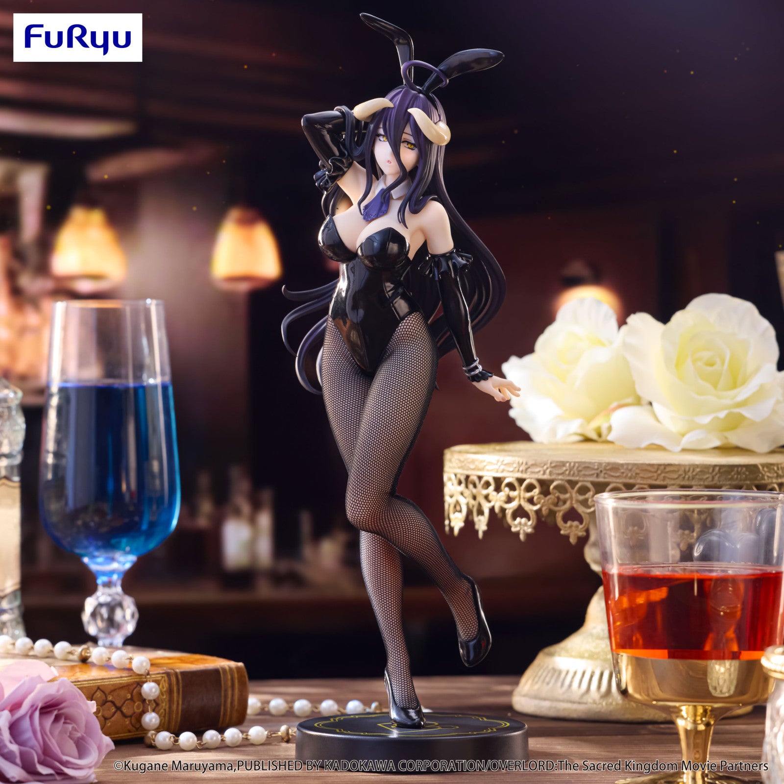 PRE ORDER Overlord: BICUTE BUNNIES FIGURE - Albedo (Black Colour Version)