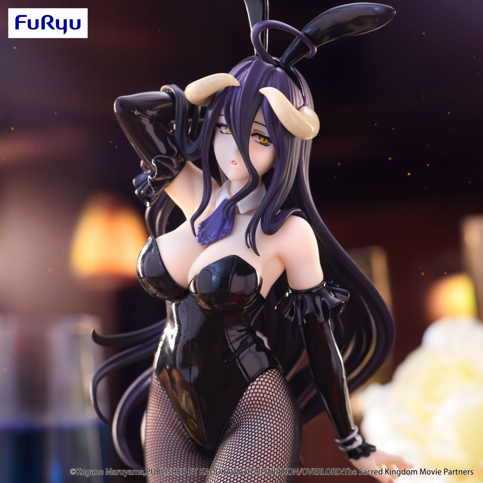 PRE ORDER Overlord: BICUTE BUNNIES FIGURE - Albedo (Black Colour Version)