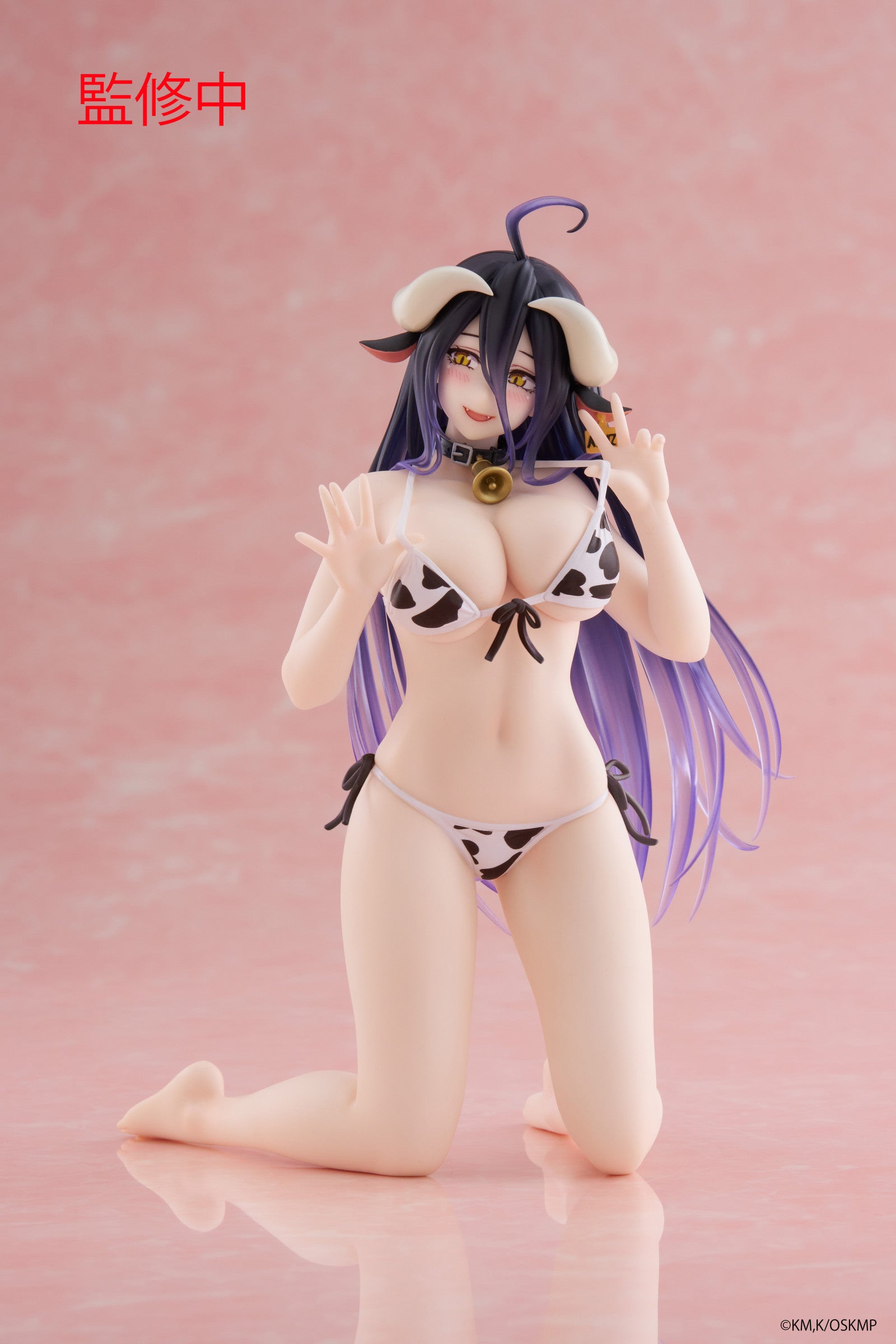 PRE ORDER Overlord: DESKTOP CUTE FIGURE - Albedo (Cow Print Swimsuit Version)