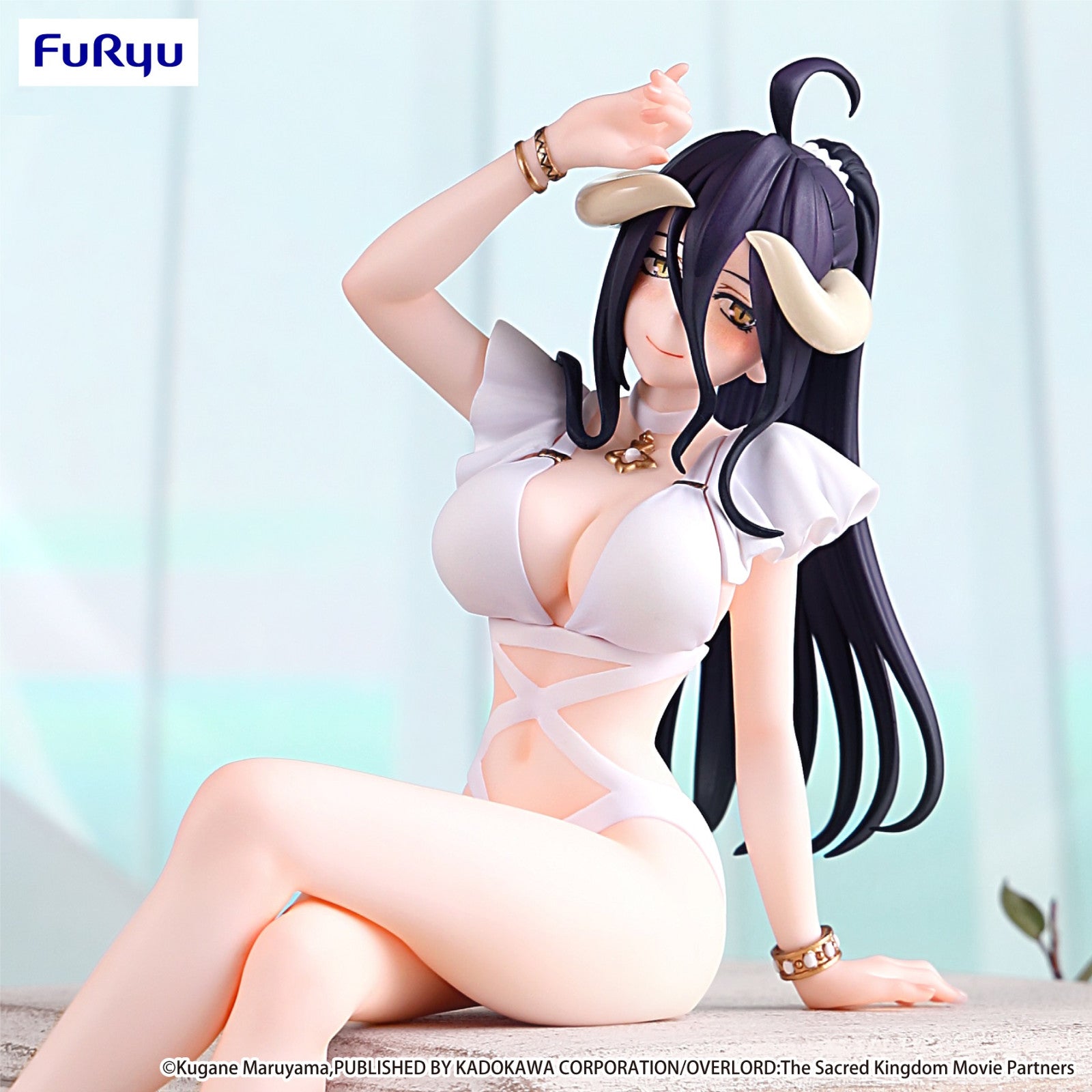 PRE ORDER Overlord: NOODLE STOPPER FIGURE - Albedo (Swimsuit Version)