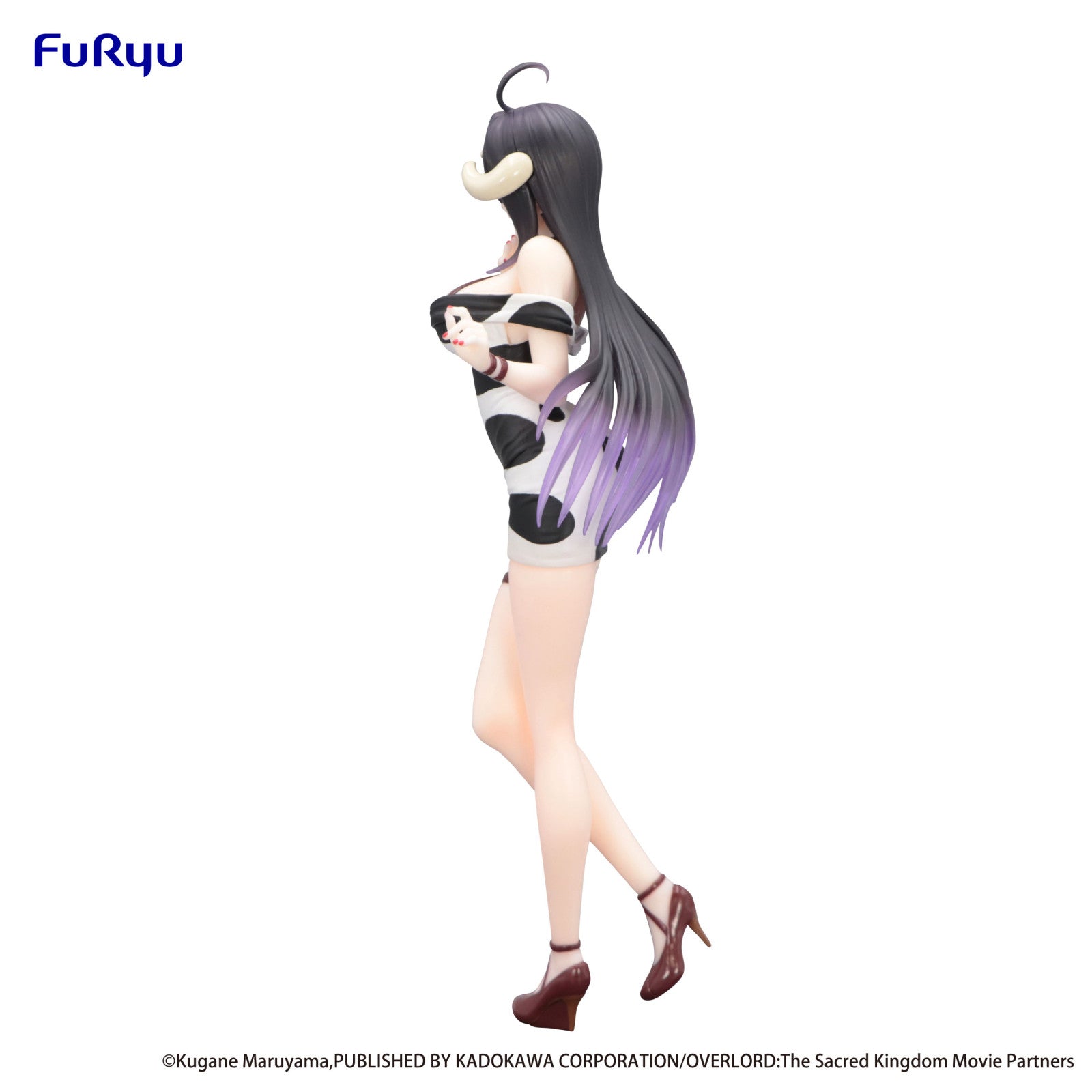PRE ORDER Overlord: TRIO TRY IT FIGURE - Albedo (Mini Dress Cow Pattern Version)