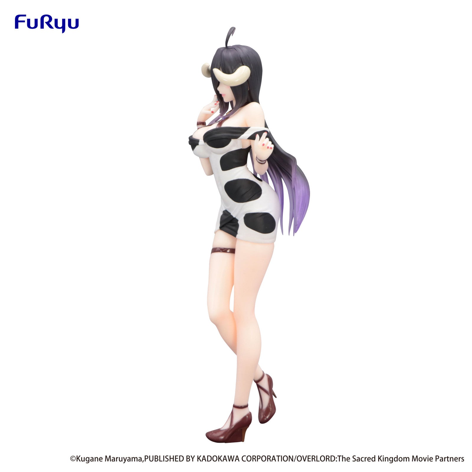PRE ORDER Overlord: TRIO TRY IT FIGURE - Albedo (Mini Dress Cow Pattern Version)