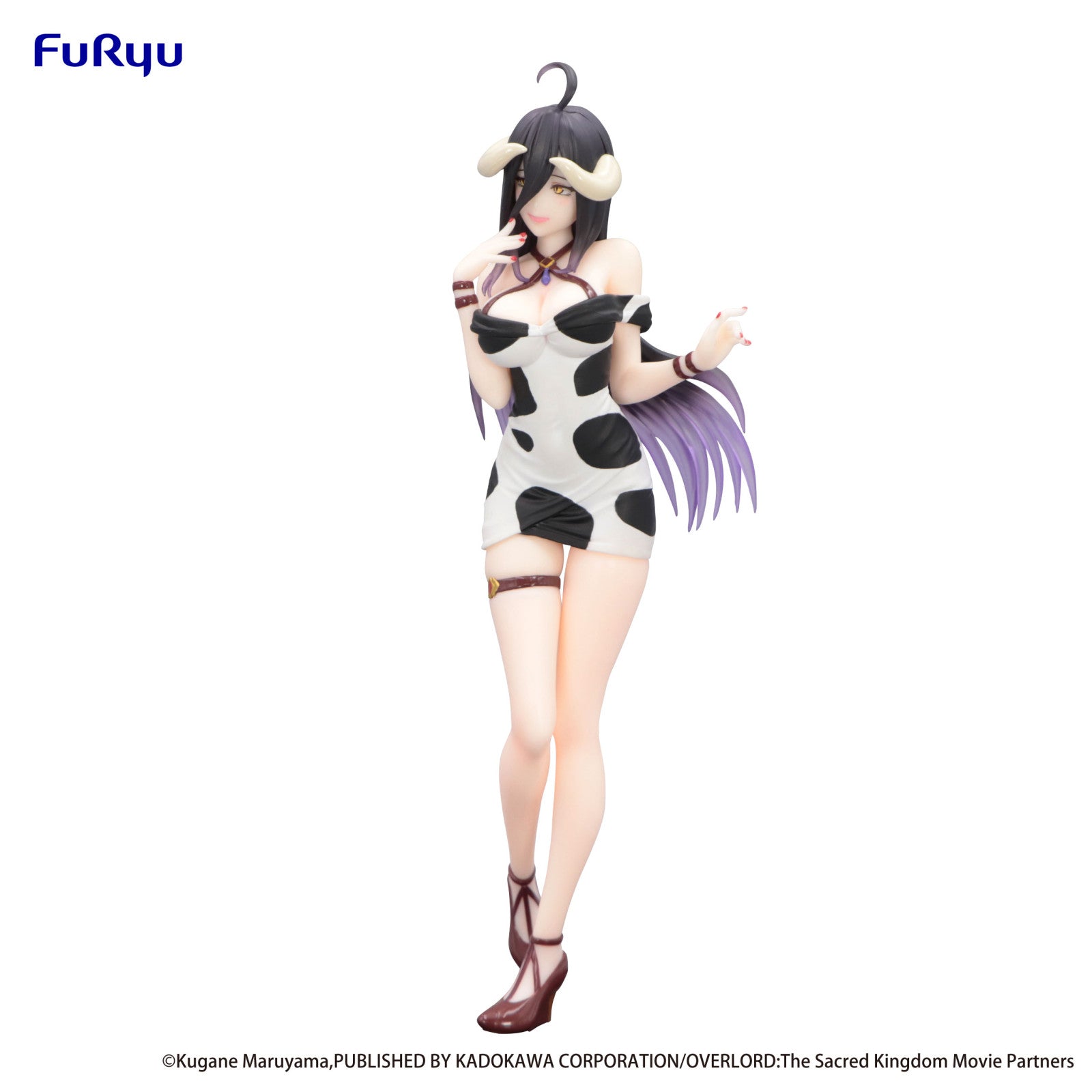 PRE ORDER Overlord: TRIO TRY IT FIGURE - Albedo (Mini Dress Cow Pattern Version)