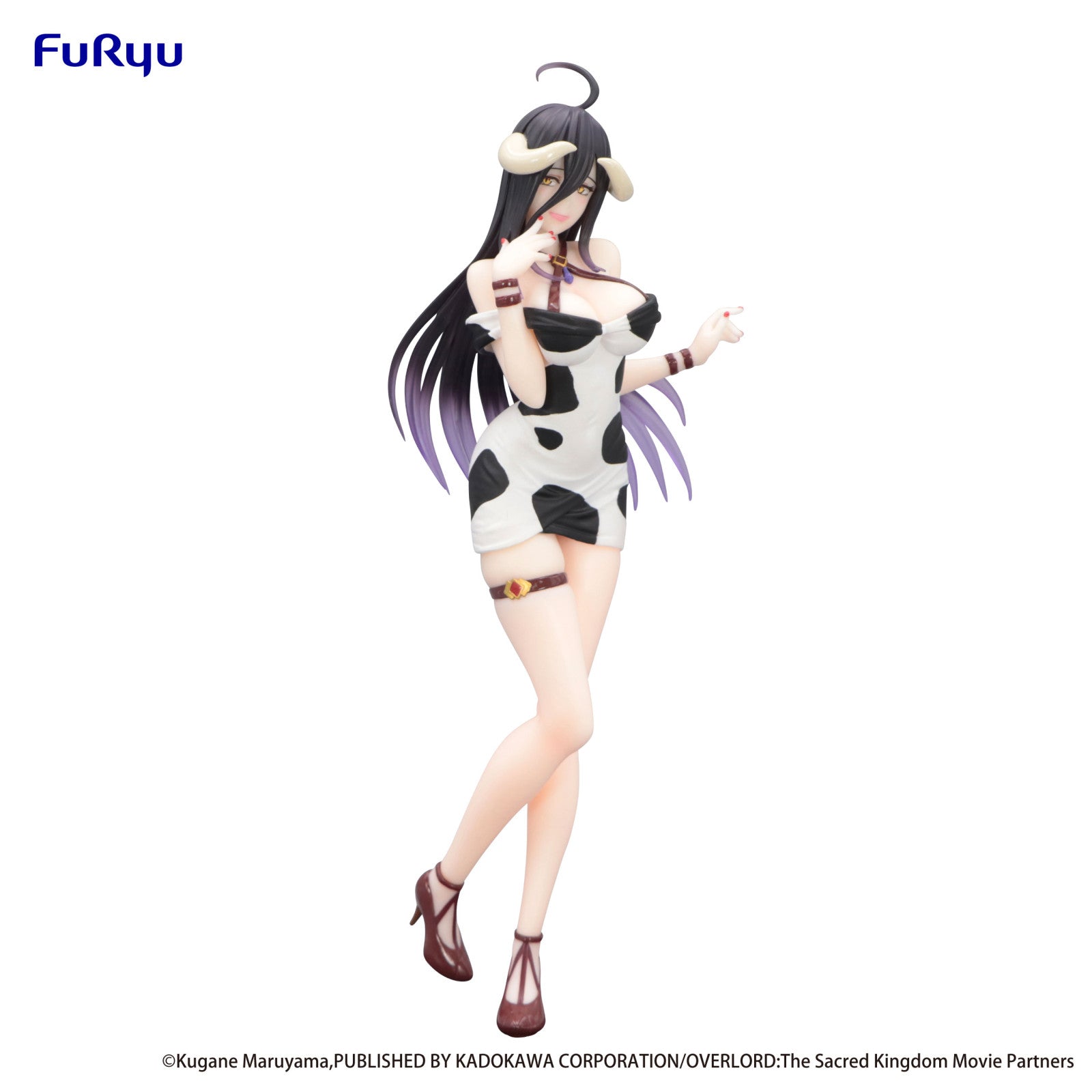 PRE ORDER Overlord: TRIO TRY IT FIGURE - Albedo (Mini Dress Cow Pattern Version)