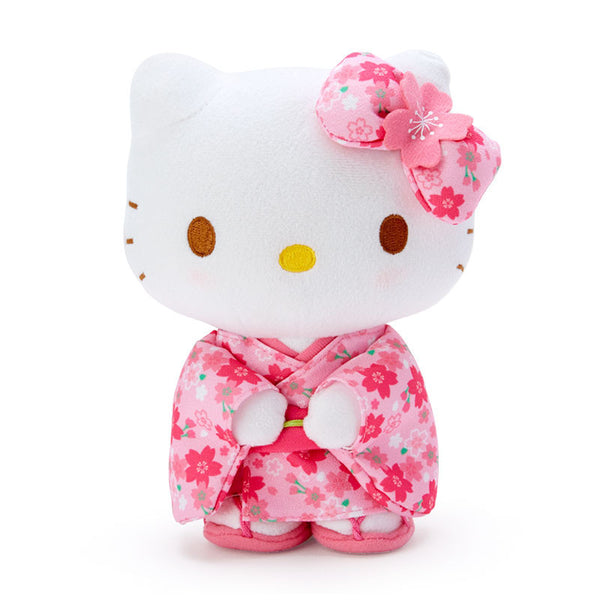 Japan Plush Hello Kitty Sakura Kimono Ver.