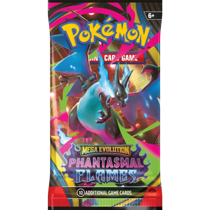 Pokemon: TCG - Mega Evolutions 2 Phantasmal Flames Booster (Single Pack)
