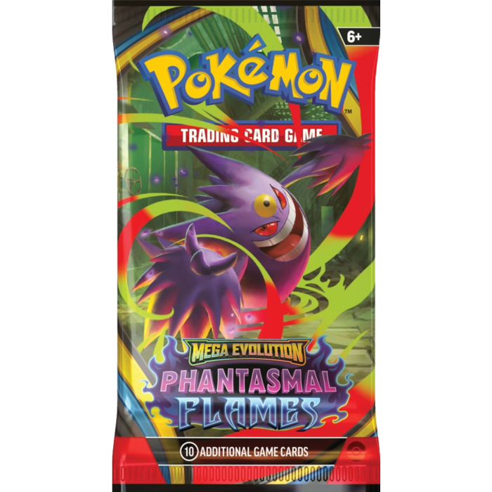 Pokemon: TCG - Mega Evolutions 2 Phantasmal Flames Booster (Single Pack)