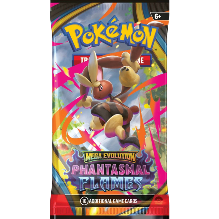 Pokemon: TCG - Mega Evolutions 2 Phantasmal Flames Booster (Single Pack)