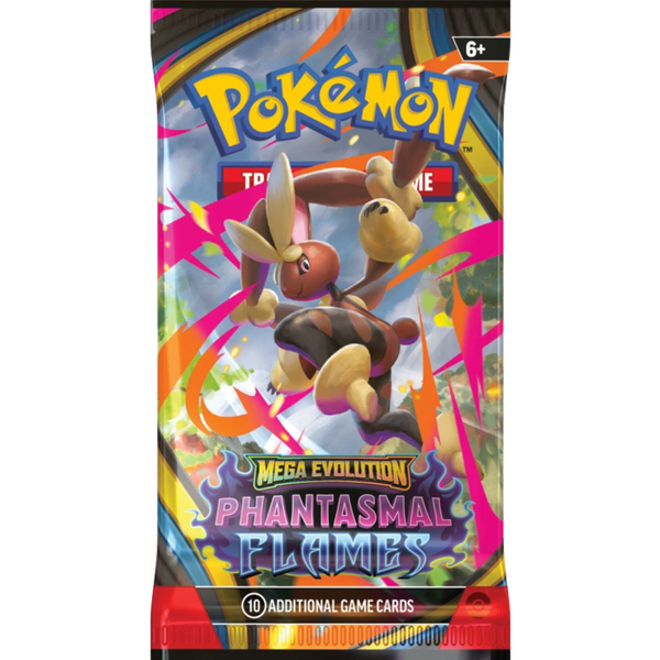 Pokemon: TCG - Mega Evolutions 2 Phantasmal Flames Booster (Single Pack)