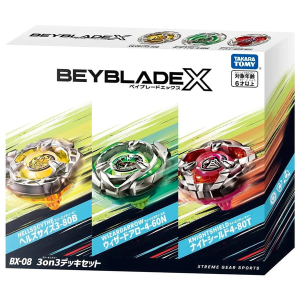 Beyblade X BX-08 3on3 Set