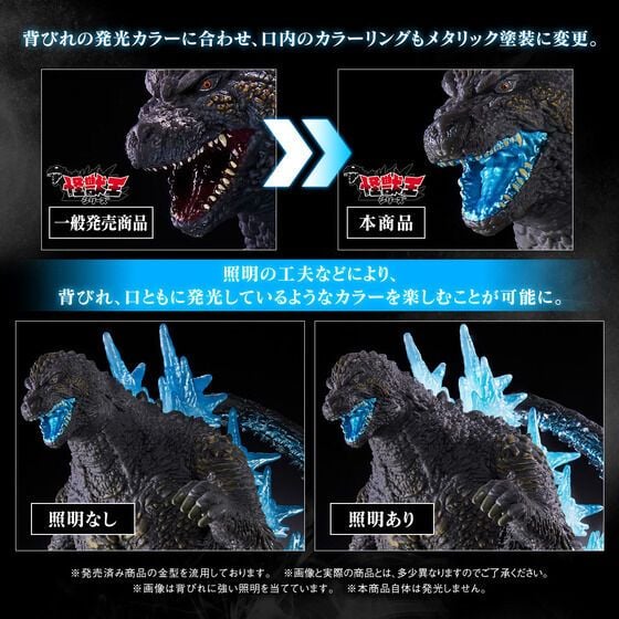 Premium Bandai Movie Monster PVC Figure - King Of Monster Series Godzilla(2023) Atomic Breath Color Ver