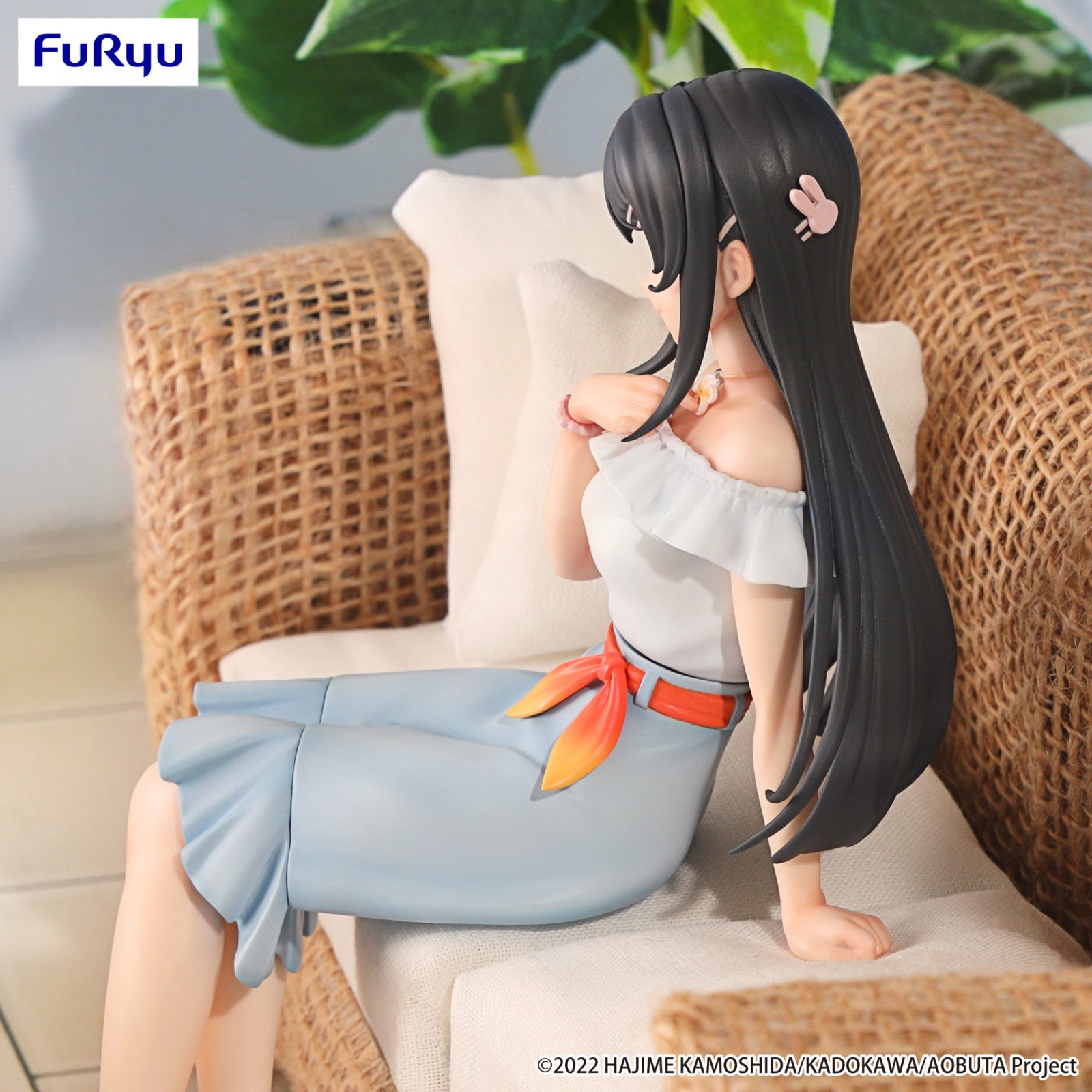 PRE ORDER Rascal Does Not Dream of A Bunny Girl Senpai: NOODLE STOPPER FIGURE - Mai Sakurajima Summer Outfit Version