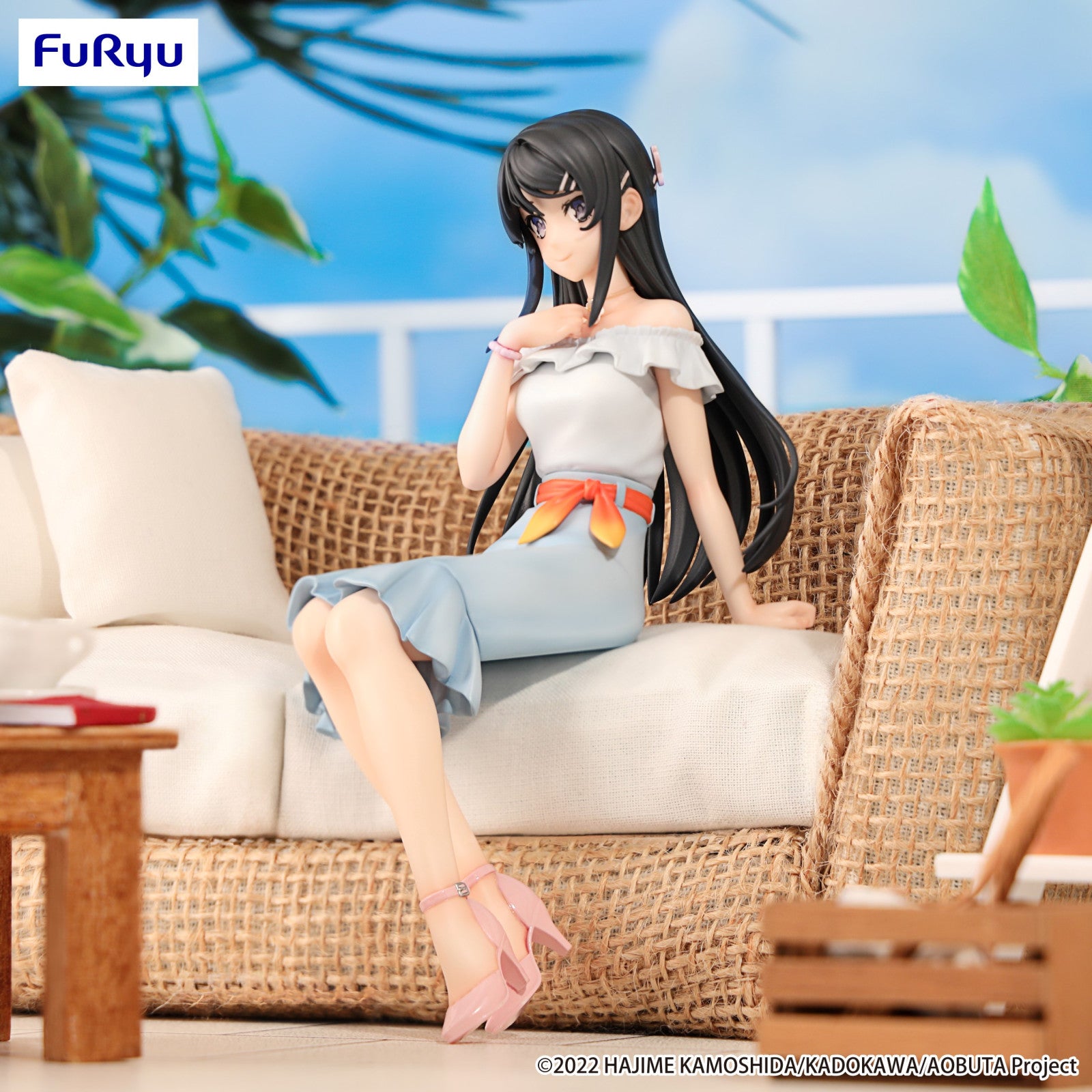 PRE ORDER Rascal Does Not Dream of A Bunny Girl Senpai: NOODLE STOPPER FIGURE - Mai Sakurajima Summer Outfit Version