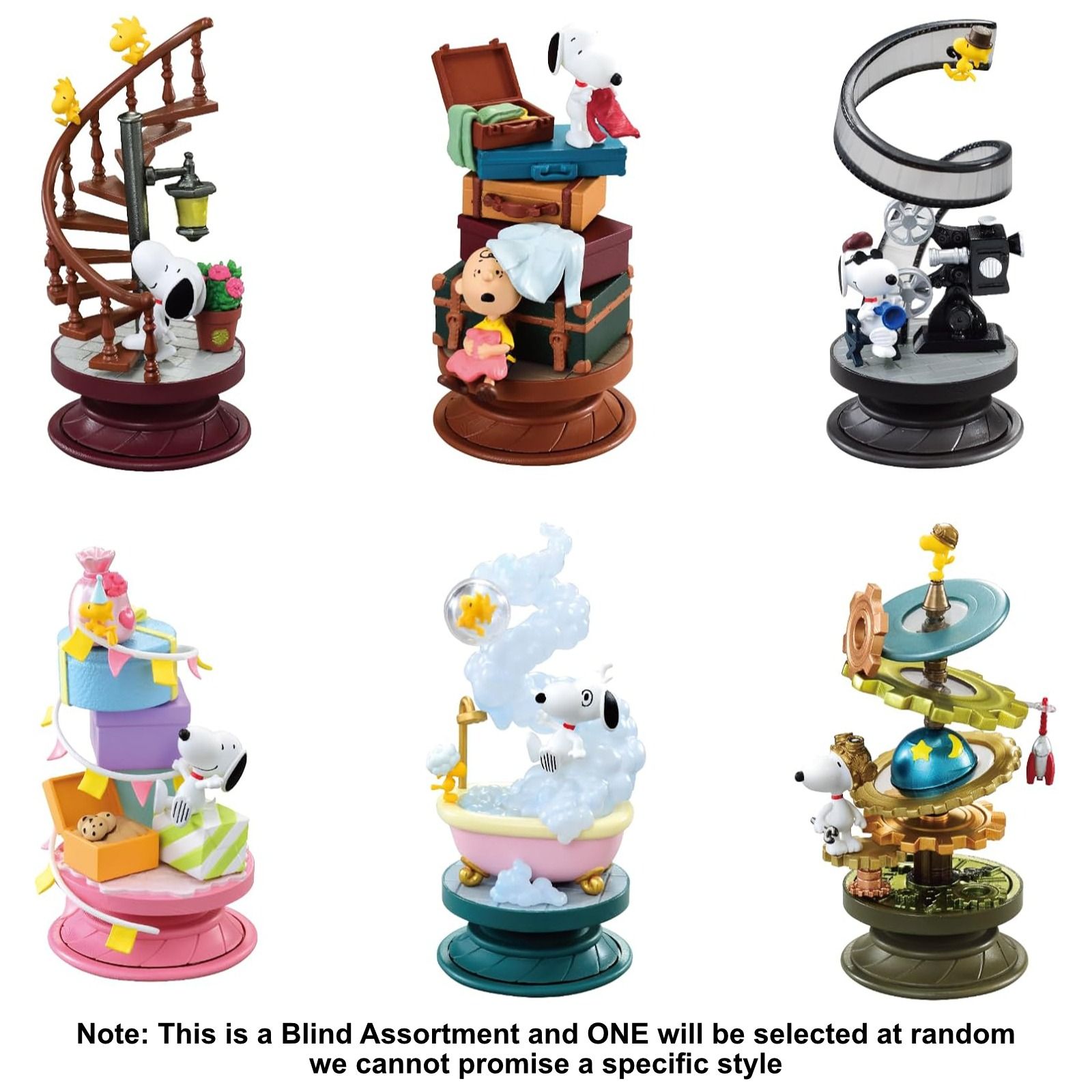 Peanuts Snoopy Scenery Box - Figurines officielles Re-Ment
