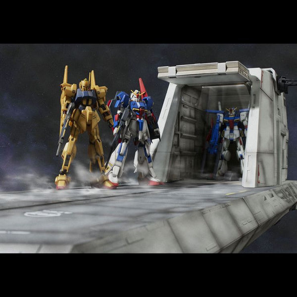 Realistic Model Series: Mobile Suit Gundam Zz 1/144 Hg Series Nahel Argama Catapult Deck