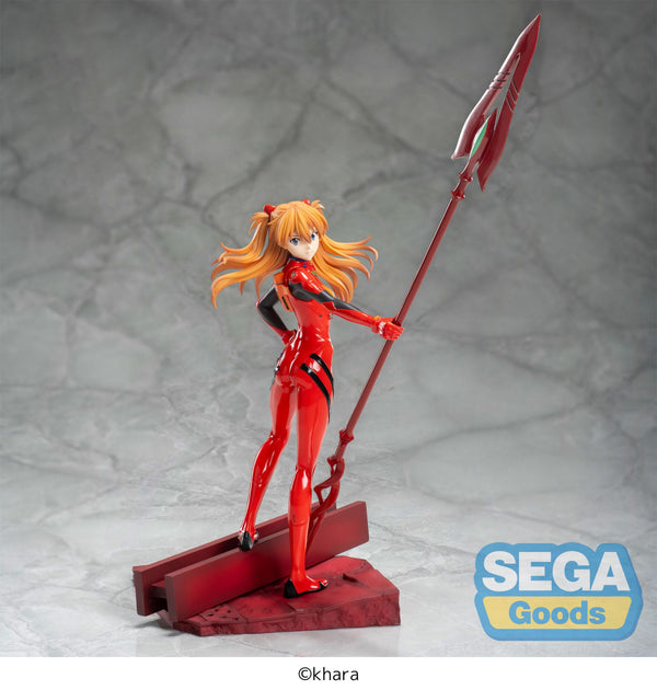 PRE ORDER Rebuild of Evangelion: 3.0+1.0 Thrice Upon a Time: LUMINASTA FIGURE - Asuka Shikinami Langley X Spear of Cassius