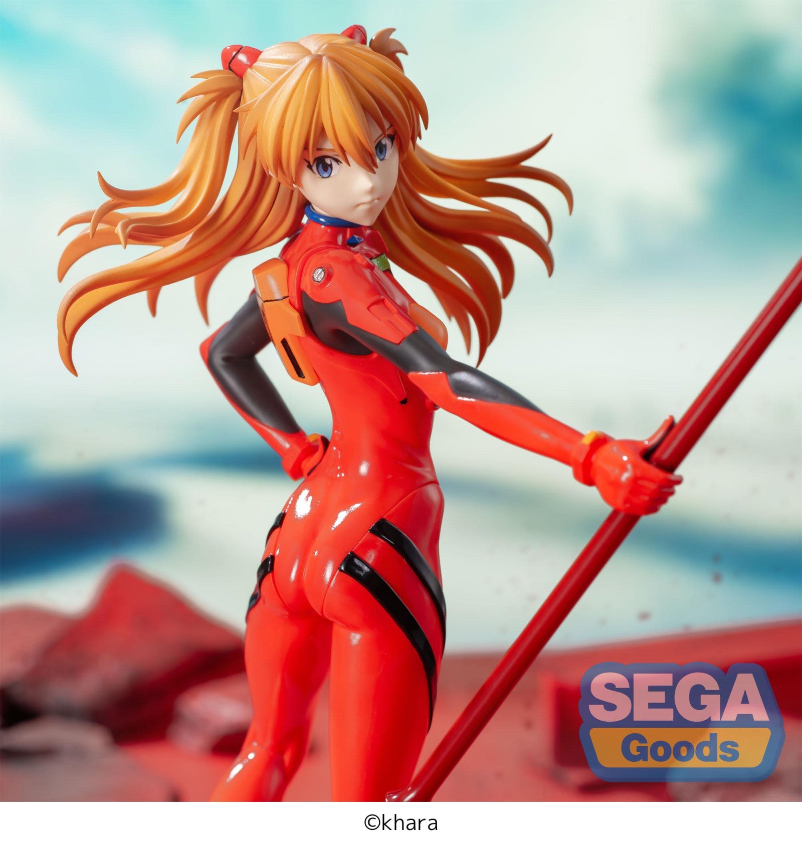 PRE ORDER Rebuild of Evangelion: 3.0+1.0 Thrice Upon a Time: LUMINASTA FIGURE - Asuka Shikinami Langley X Spear of Cassius