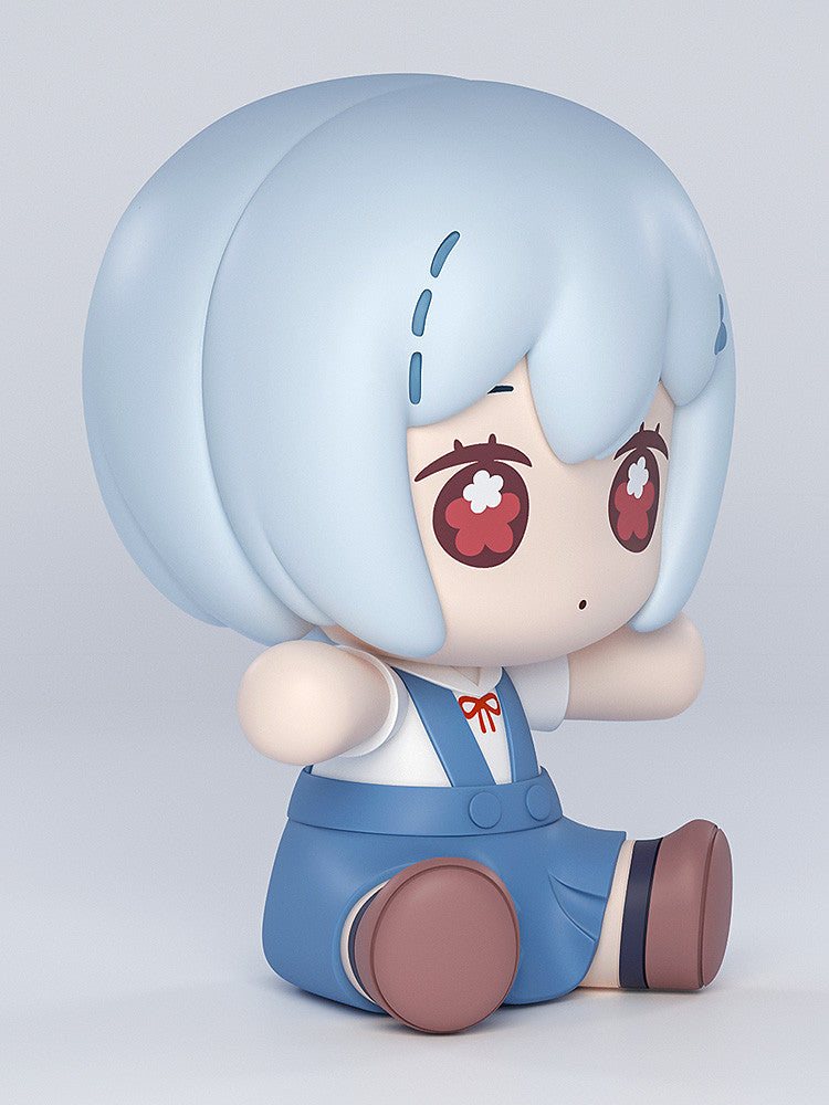 PRE ORDER Rebuild of Evangelion: HUGGY FIGURE - Rei Ayanami (School Uniform Version)