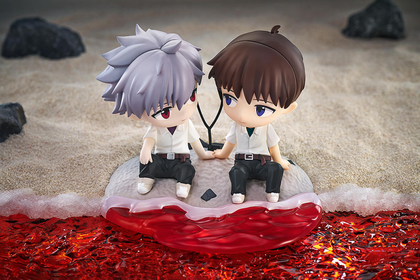 PRE ORDER Rebuild of Evangelion: MINI MEMORY FIGURE - Shinji Ikari & Kaworu Nagisa