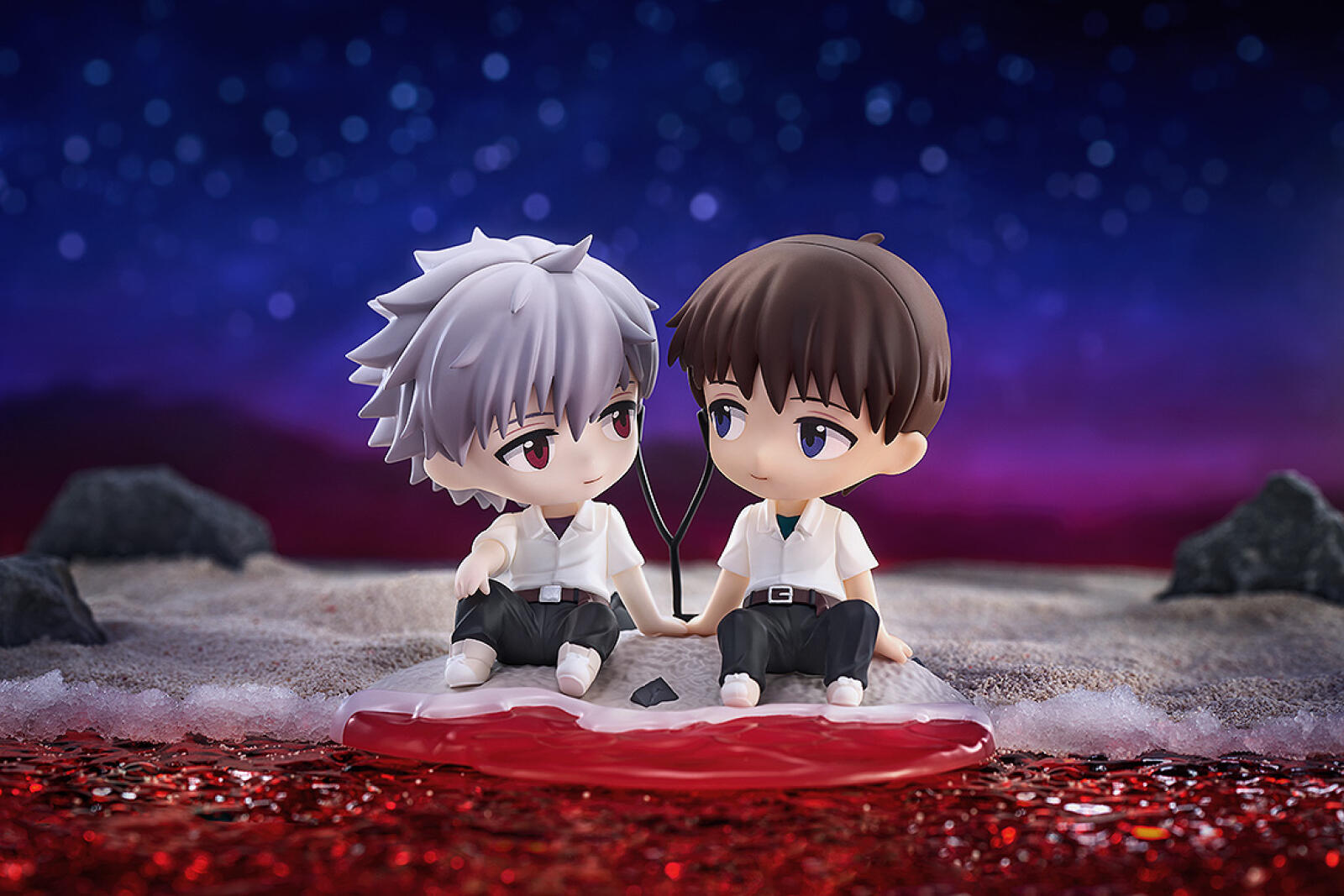 PRE ORDER Rebuild of Evangelion: MINI MEMORY FIGURE - Shinji Ikari & Kaworu Nagisa