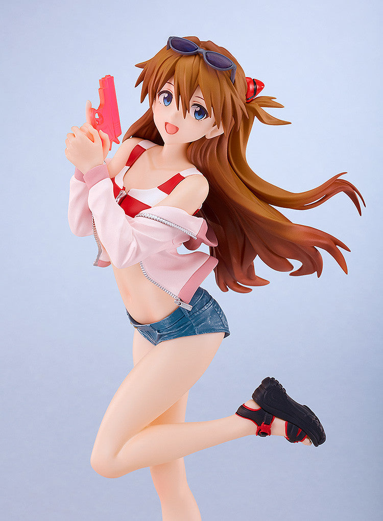 PRE ORDER Rebuild of Evangelion: POP UP PARADE L SIZE - Beach Queens Asuka Shikinami Langley