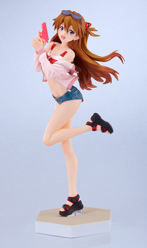 PRE ORDER Rebuild of Evangelion: POP UP PARADE L SIZE - Beach Queens Asuka Shikinami Langley