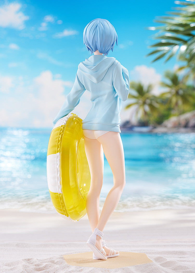 PRE ORDER Rebuild of Evangelion: POP UP PARADE L SIZE - Beach Queens Rei Ayanami