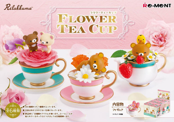Re-Ment Rilakkuma Flower Tea Cup