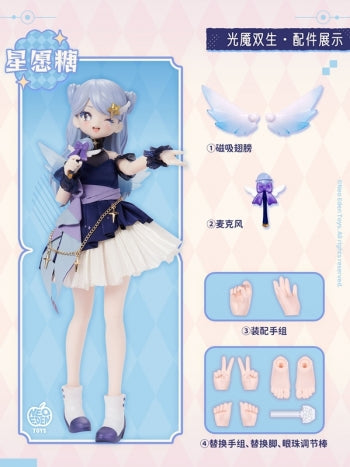 Neo Eden: 1/12 SCALE MJD BLIND BOX - Light Nightmare Twins of Darkness