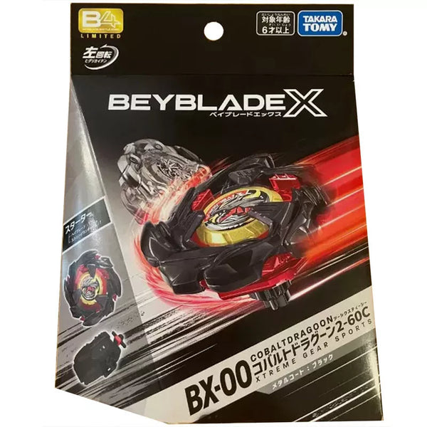 TAKARA TOMY Cobalt Dragoon 2-60C Beyblade X Metal Coat Black BX-00 Official