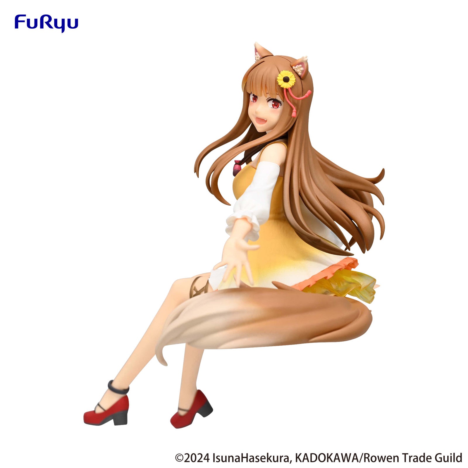 PRE ORDER Spice and Wolf: NOODLE STOPPER FIGURE - Holo (Sunflower Dress Version)