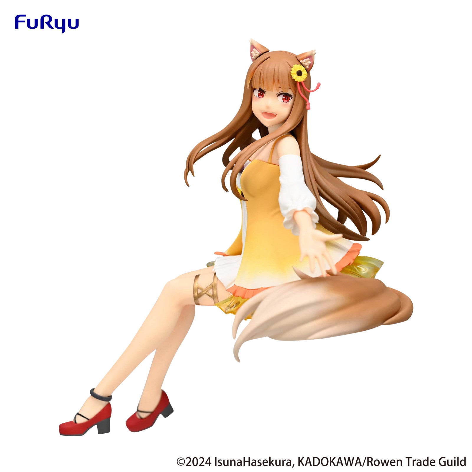 PRE ORDER Spice and Wolf: NOODLE STOPPER FIGURE - Holo (Sunflower Dress Version)