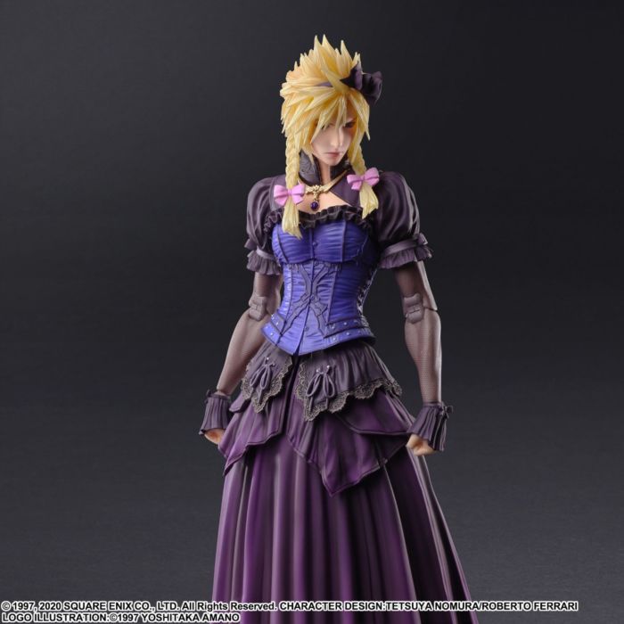 Final Fantasy VII Remake - Cloud Strife in Dress Play Arts Kai 11” Action Figure