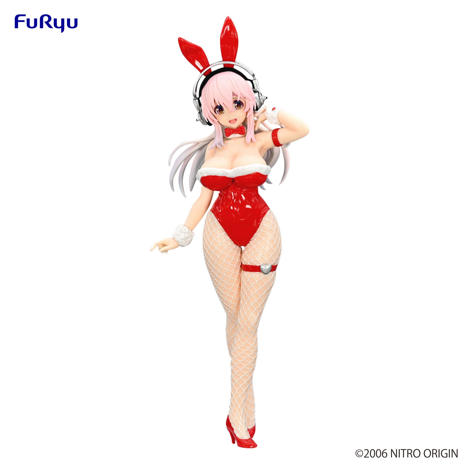 PRE ORDER Super Sonico: BICUTE BUNNIES FIGURE - Sonico (Red Color Version 2)