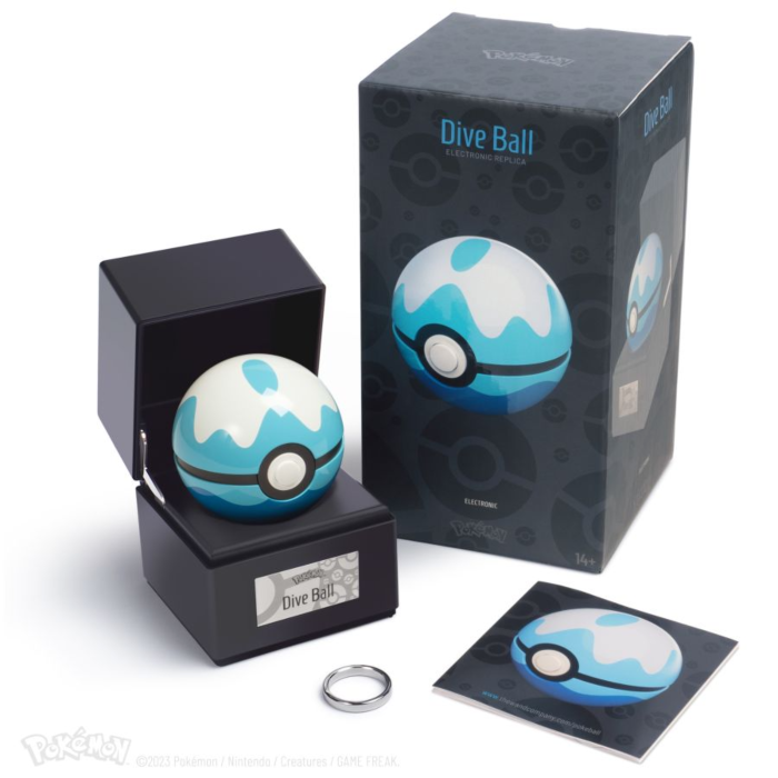 Pokemon - Dive Ball 1:1 Scale Life-Size Die-Cast Prop Replica