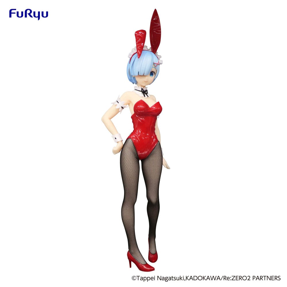 Re:Zero Starting Life in Another World: BICUTE BUNNIES - Rem Bunny Figure (Red Ver.)