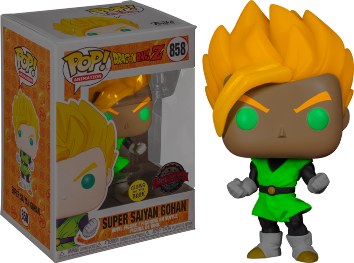 Dragon Ball Z - Super Saiyan Gohan in Green Suit Glow in the Dark Pop! Vinyl Figure