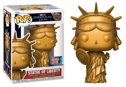 Spiderman: NWH - Lady Liberty wShield Pop! * NY22 RS